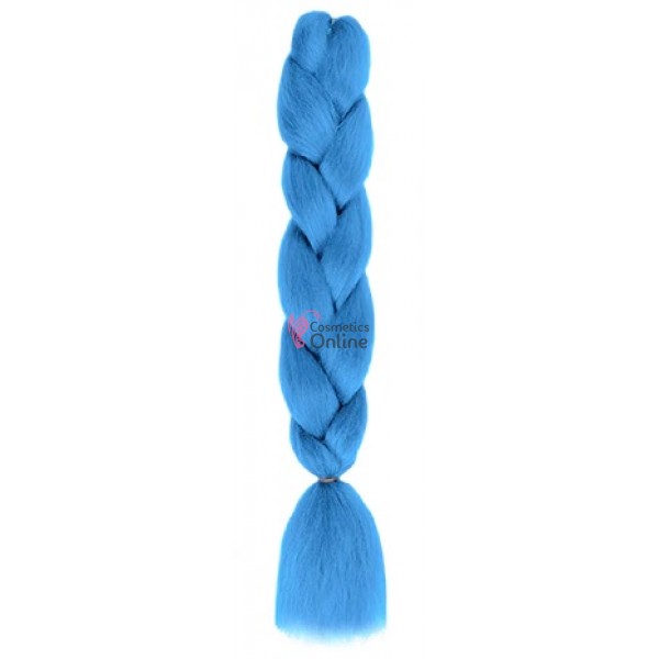Coada de par afro impletita premium  1 de 60 cm Cobalt X63